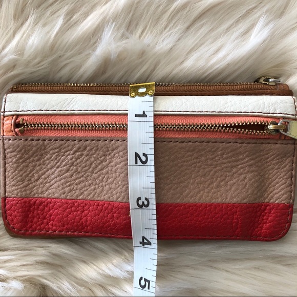 Fossil multi stripe pebble leather wallet - Picture 10 of 12